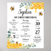 Poster Symbole de la première fête de l'abeille (Devant)