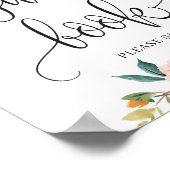 Poster Symbole de la réservation d'hôtel (Coin)