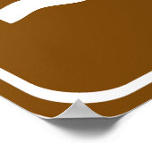 POSTER SYMBOLE DE LA ROUTE À MOTO (Coin)