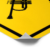 Poster SYMBOLE DE LA ROUTE DE LA Trompette (Coin)