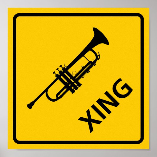 Poster SYMBOLE DE LA ROUTE DE LA Trompette (Devant)