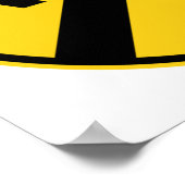 POSTER SYMBOLE DE LA ROUTE DE PASSAGE (Coin)