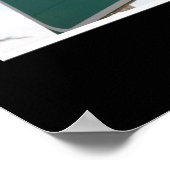 Poster Symbole de la route drôle, sortie de la route Big  (Coin)