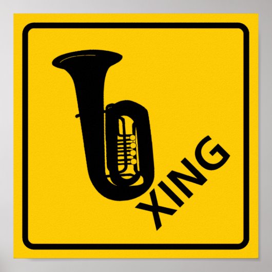 Poster SYMBOLE DE LA ROUTE DU PASSAGE DE Tuba (Devant)