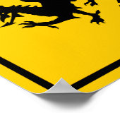 Poster SYMBOLE DE LA ROUTE DU TRAVERSEMENT DU Dragon (Coin)