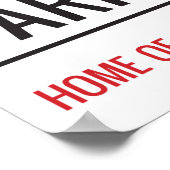 Poster Symbole de la rue du Roker Park (Coin)