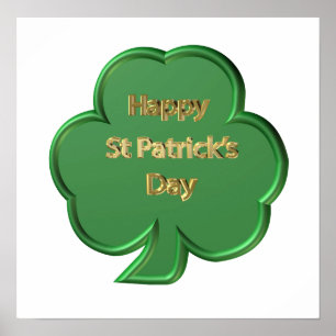 Poster Symbole de la Saint Patrick Day
