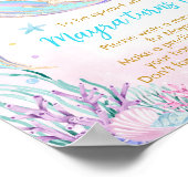 Poster Symbole de la sirène sous la mer (Coin)