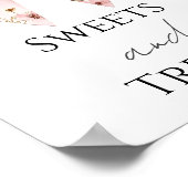 Poster Symbole de la Soirée Baby shower à la Bow rose (Coin)