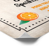 Poster Symbole de la soirée de la barre de Mimosa (Coin)