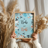 Poster Symbole de la soirée Traitements Éffrayants