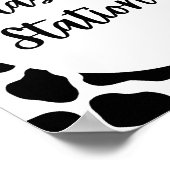 Poster Symbole de la station de pâturage de Saint-Vache (Coin)