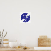 Poster Symbole de la surdité et de la malentendante (Cuisine)