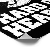 Poster Symbole de la surdité et de la malentendante (Coin)