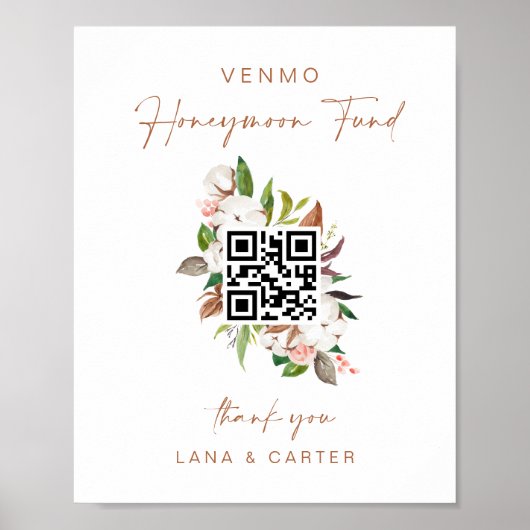 Poster Symbole de la table cadeau Mariage du Fonds Lune d (Devant)