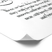 Poster Symbole de la table commémorative du Mariage en mé (Coin)