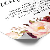 Poster Symbole de la table commémorative du Mariage en mé (Coin)