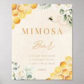 Poster Symbole de la table de bar Miel Bee Shoe (Devant)