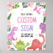 Poster Symbole de la table de fête d'anniversaire de la f (Devant)