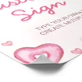 Poster Symbole de la table de fête d'anniversaire de Swee (Coin)