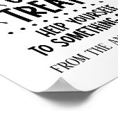 Poster Symbole de la table de traitement ou de la bande d (Coin)