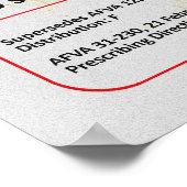 Poster Symbole de la zone 51 (Coin)