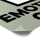 Poster Symbole de l'affiche amusante de l'Outlet émotionn (Coin)