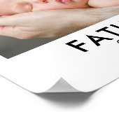 Poster Symbole de l'affiche de la Fête des pères de la pa (Coin)