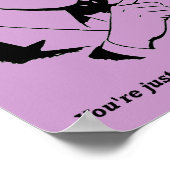 Poster Symbole de l'affiche de malchance Thinker Funny (Coin)