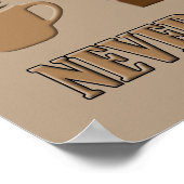 Poster Symbole de l'affiche du café Funny toujours câblé (Coin)