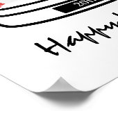 Poster Symbole de l'affiche du Globe des neiges d'hiver (Coin)