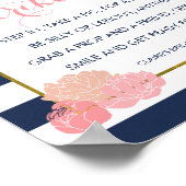 Poster Symbole de l'affiche du stand photo | Midnight Blu (Coin)