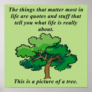 Poster Symbole de l'affiche sur la vie