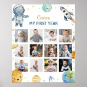 Poster Symbole de l'Anniversaire des Planètes spatiales (Devant)