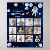 Poster Symbole de l'Anniversaire des Planètes spatiales (Devant)