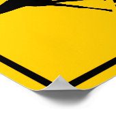 Poster SYMBOLE DE L'AUTOROUTE DU PASSAGE DE LA Giraffe (Coin)