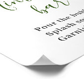 Poster Symbole de l'élégante barrette Mimosa Bohème (Coin)