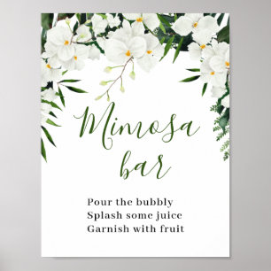 Poster Symbole de l'élégante barrette Mimosa Bohème