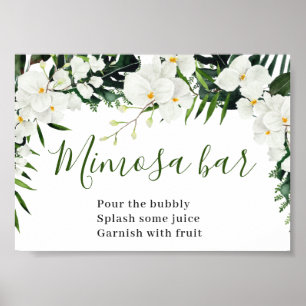 Poster Symbole de l'élégante barrette Mimosa Bohème