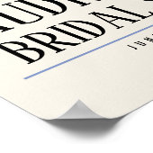 Poster Symbole de l'événement de Fête des mariées de la l (Coin)