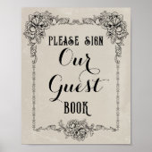 Poster Symbole de l'événement Gothique Victorien Editable (Devant)