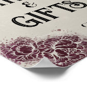 Poster Symbole de l'événement Gothique Victorien Editable (Coin)