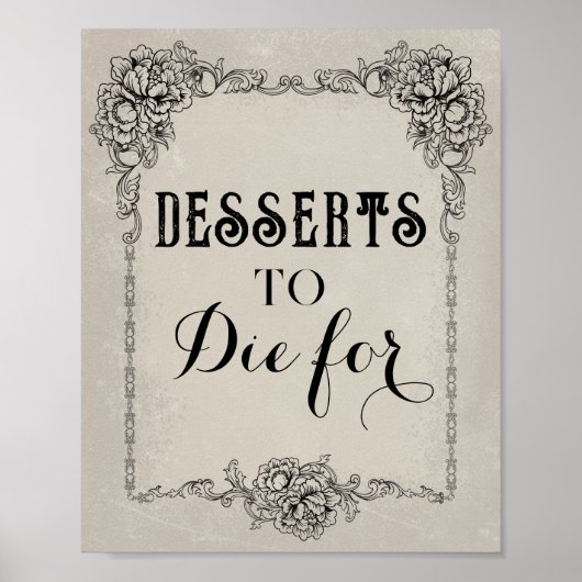 Poster Symbole de l'événement Gothique Victorien Editable (Devant)