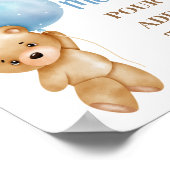 Poster Symbole de l'ours de baby shower Momosa (Coin)
