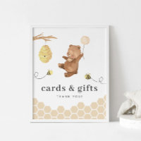 Symbole de l'ours de miel Carte de la première abe