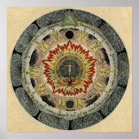 Symbole de Mandala du Rose cosmique