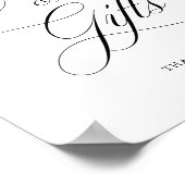 Poster Symbole de mariage classique et élégant (Coin)