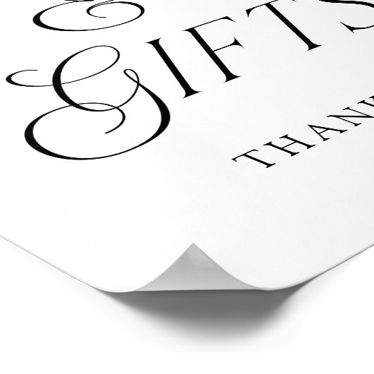 Poster Symbole de mariage et cadeau de typographie modern (Coin)