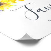 Poster Symbole de mariage Flowerfields (Coin)