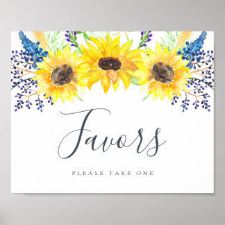 Poster Symbole de mariage Flowerfields
